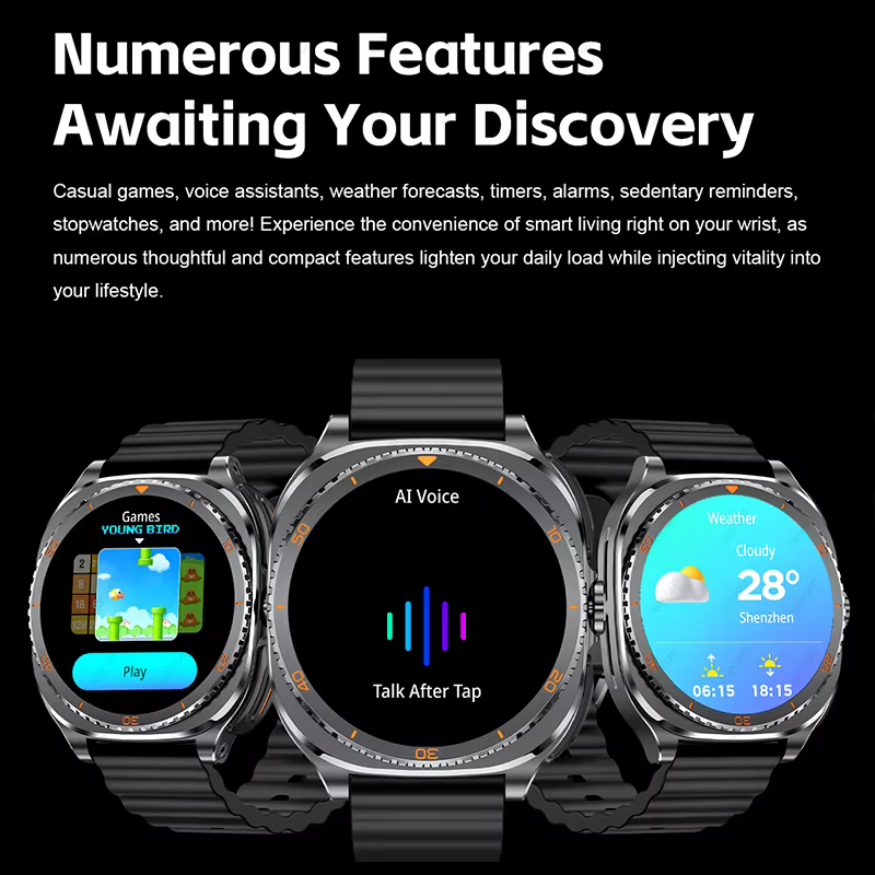Nouvelle montre connectée 2-en-1 avec écouteurs