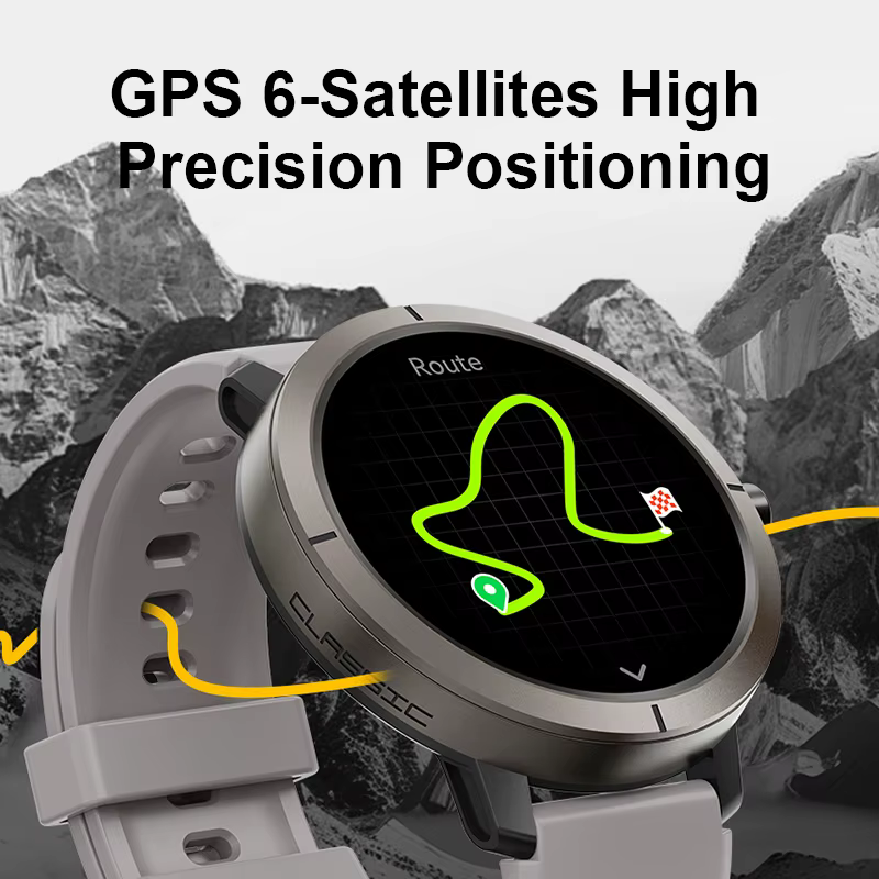 2026 GPS Smartwatch AMOLED 1.32 "montre militaire appel 5ATM étanche 170 Modes de Sport