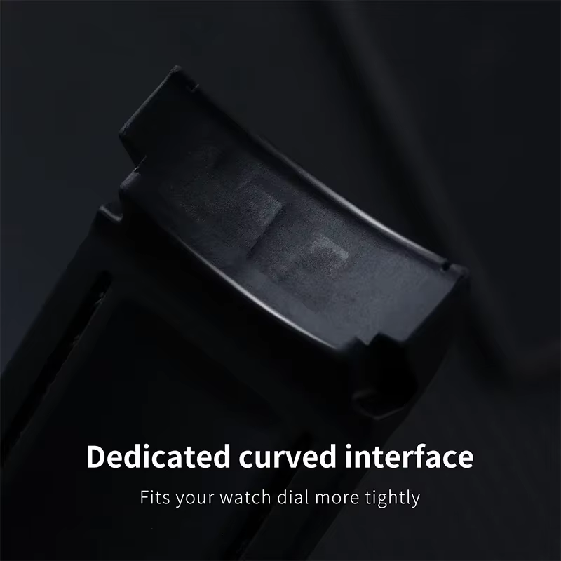 Bracelet de montre en caoutchouc souple
