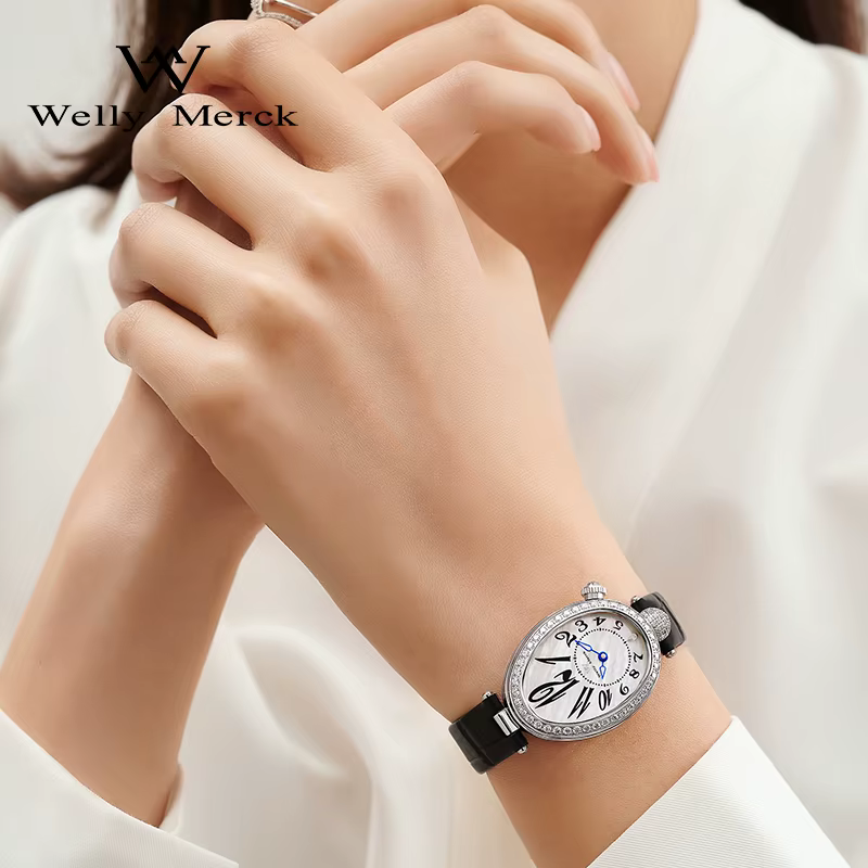 Montre WM pour femme, montre à quartz