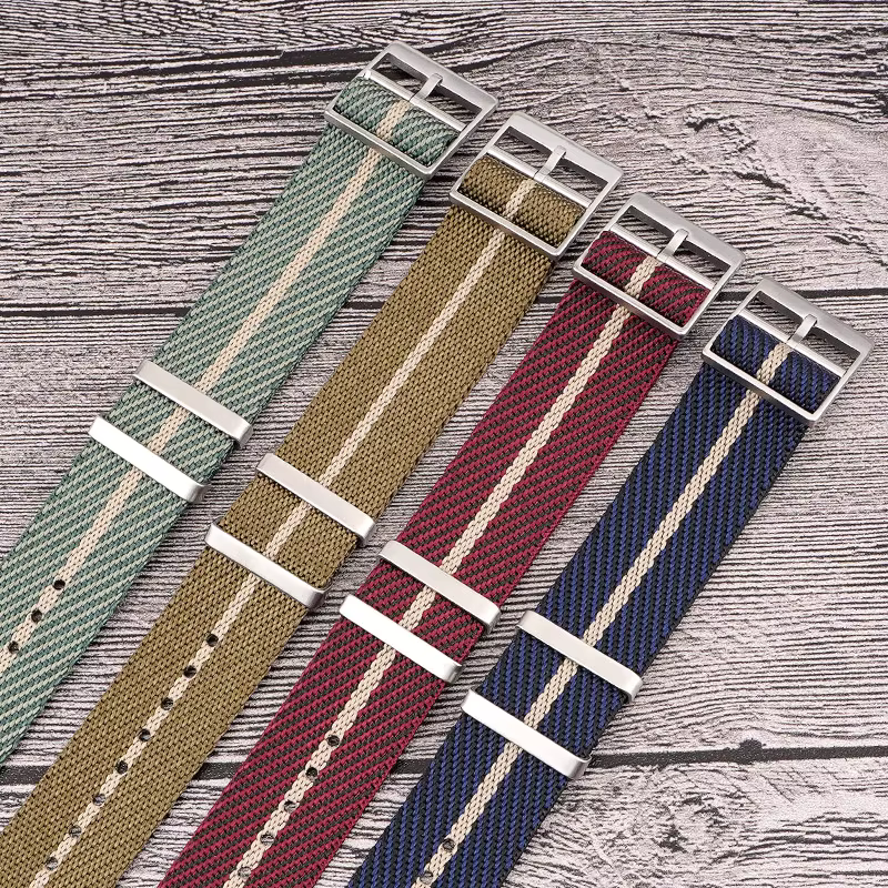 Bracelet de montre en Nylon otan pour gouvernail Tudor Omega hippocampe Seiko Rolex