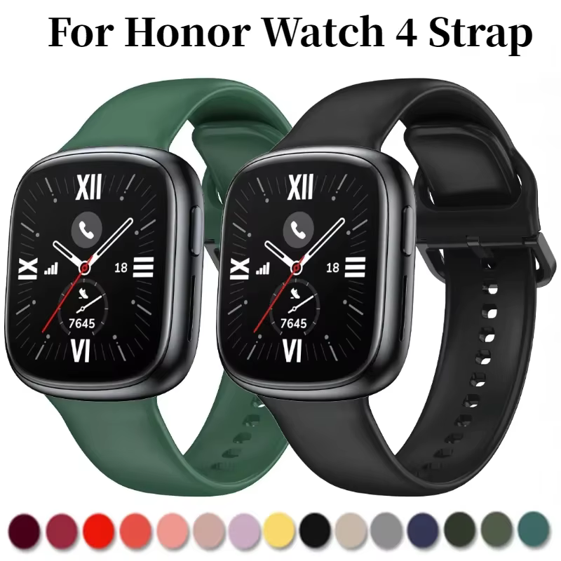 Bracelet en Silicone officiel pour montre intelligente Honor 4