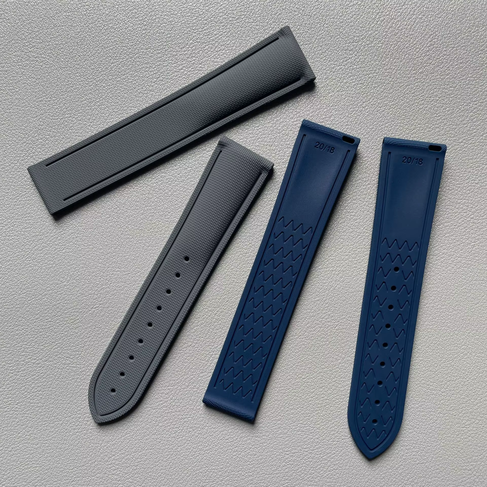 Bracelet de montre universel en caoutchouc FKM