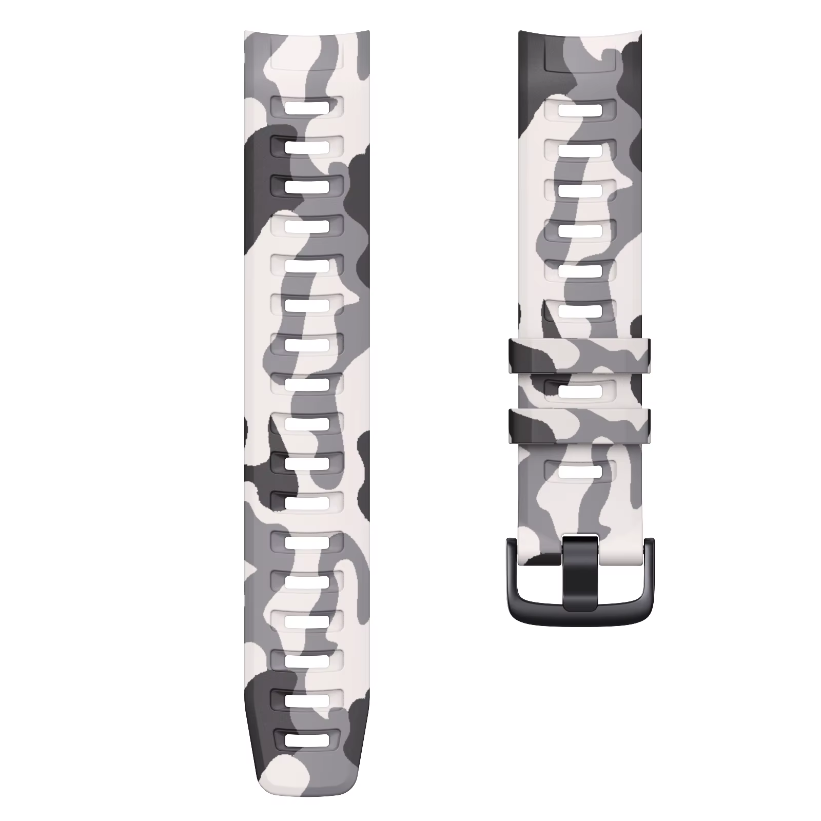 Pour Garmin Instinct bracelet en silicone solaire couleurs camouflage 22mm