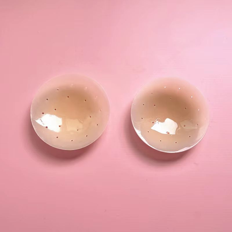 1 paire de patchs mammaires en silicone perforés