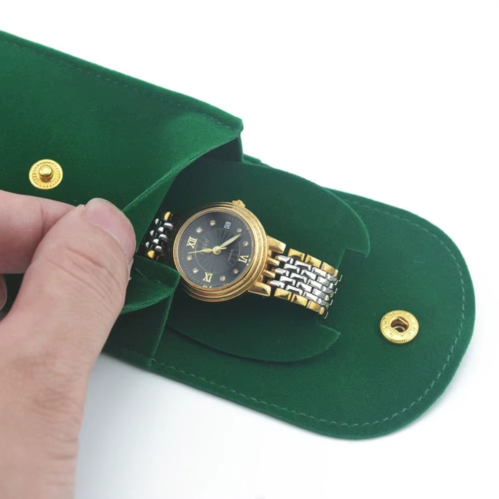 Nouvelle pochette de montres en flanelle