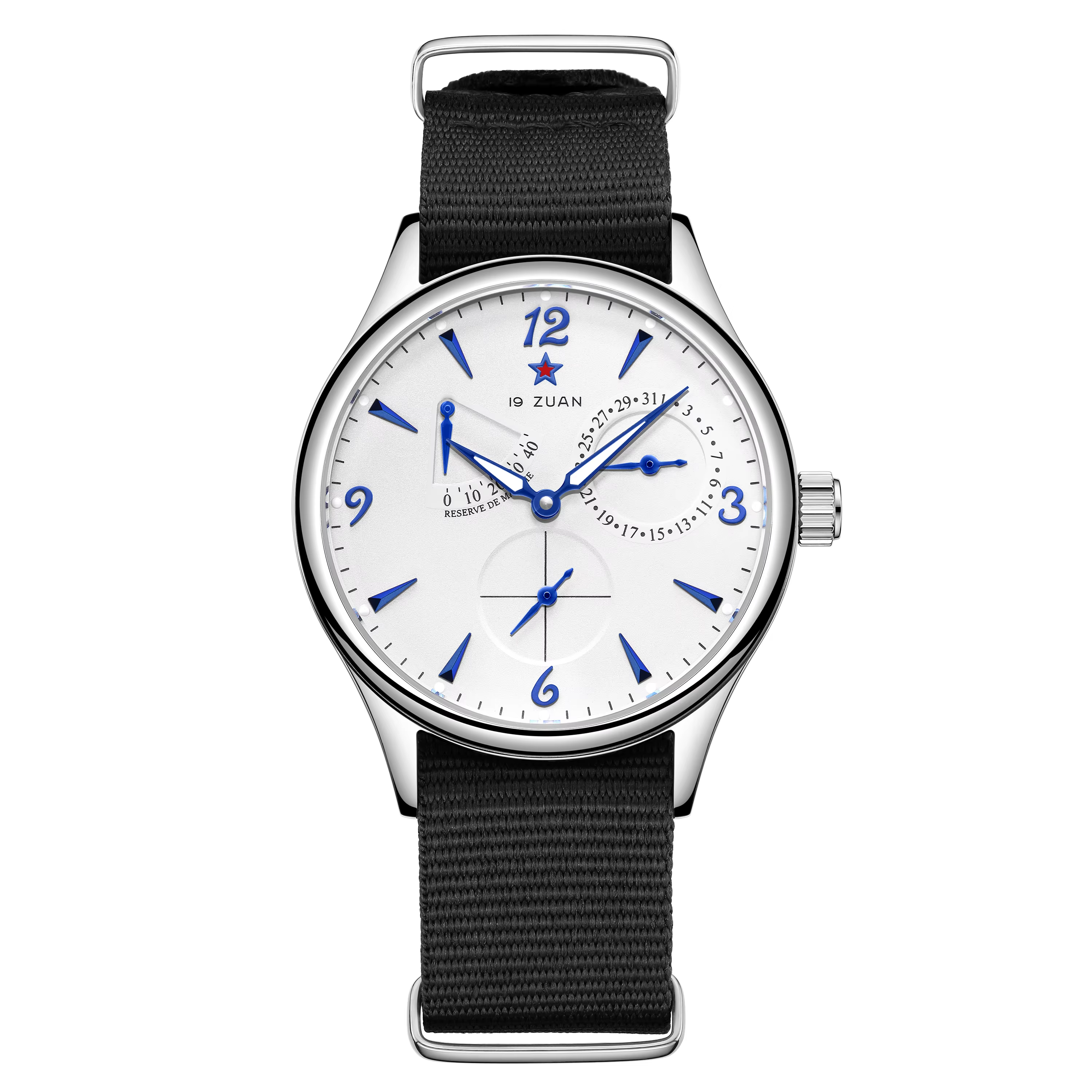 Nouveau 1963 40mm hommes pilote automatique montre mécanique mouette ST17 saphir cristal étanche rétro Style