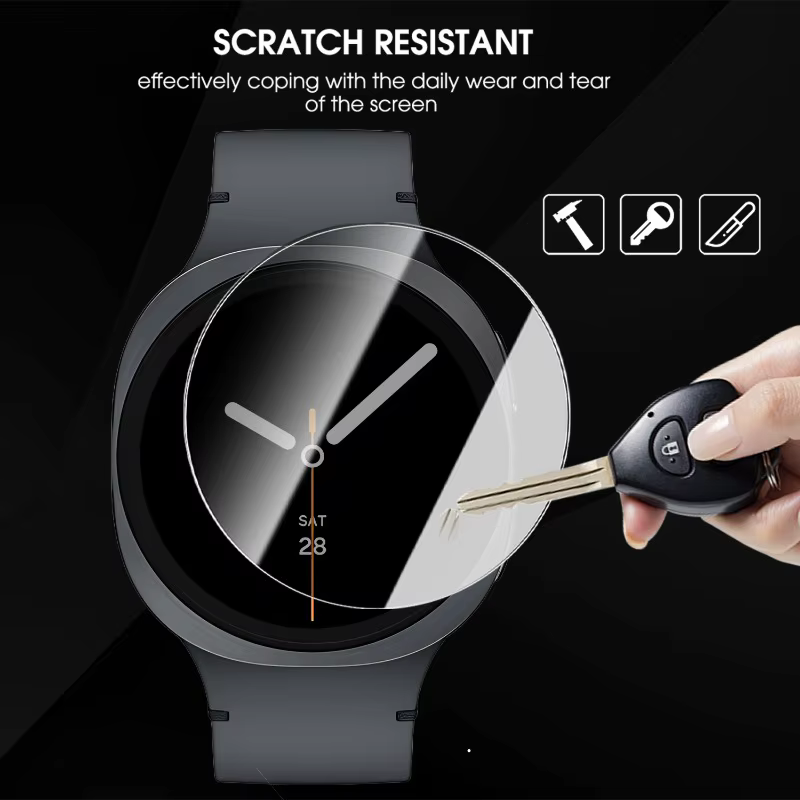 Films en verre trempé pour montre connectée