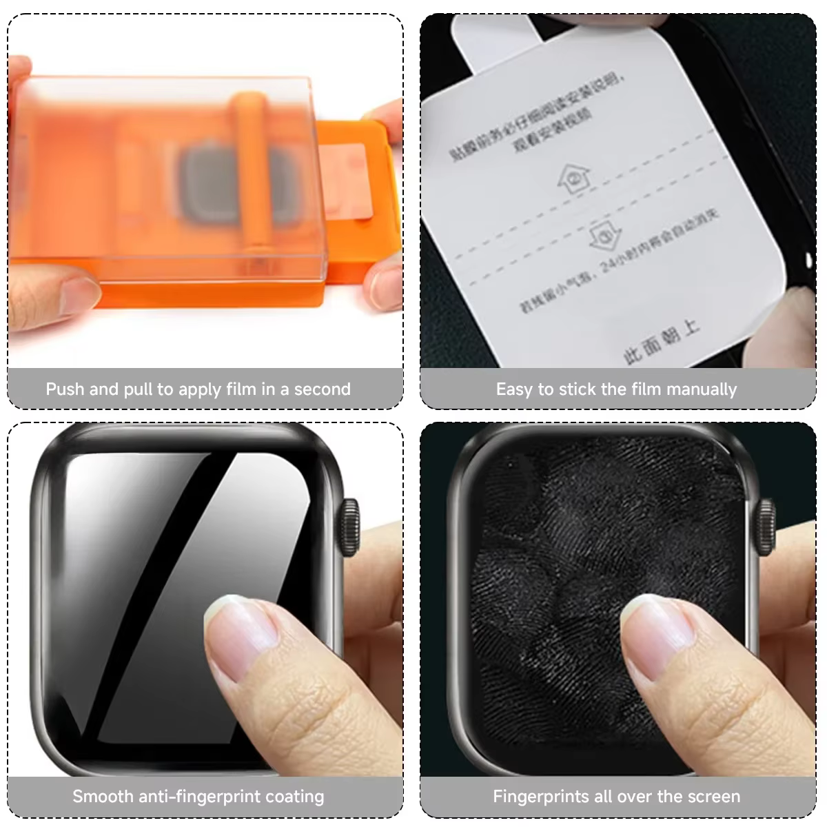 Protecteur d'écran pour Apple Watch 10 9 8 7 6 5 4 SE 46/42/45/41/44/40mm