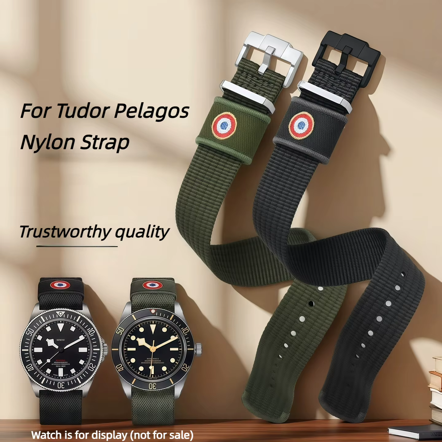 Pour Tudor Black Bay fleur rouge Pelagos bracelet de montre M2542G M25707B m25727k 22mm Sports de plein air