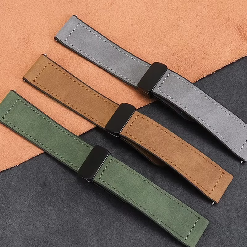 Bracelet de montre en cuir 22mm pour Xiaomi