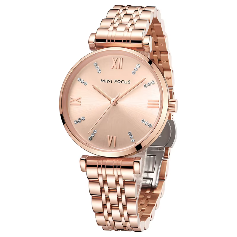 MINI FOCUS-Montre de Luxe à Cadran Diamants pour Femme
