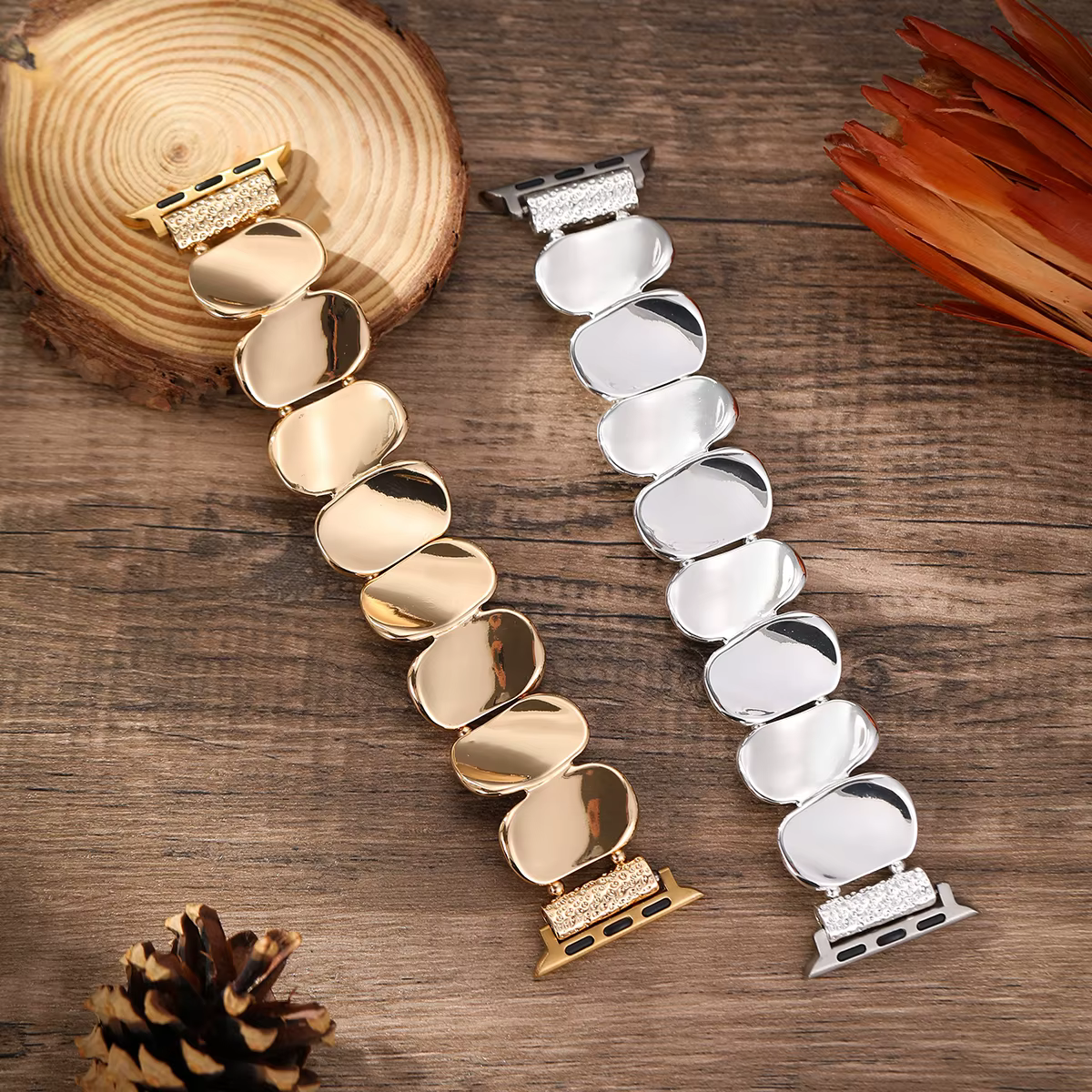 Chaîne de Bracelet à paillettes pour Apple Watch Ultra 3 2 49mm 46mm 45mm 44 42mm 41mm