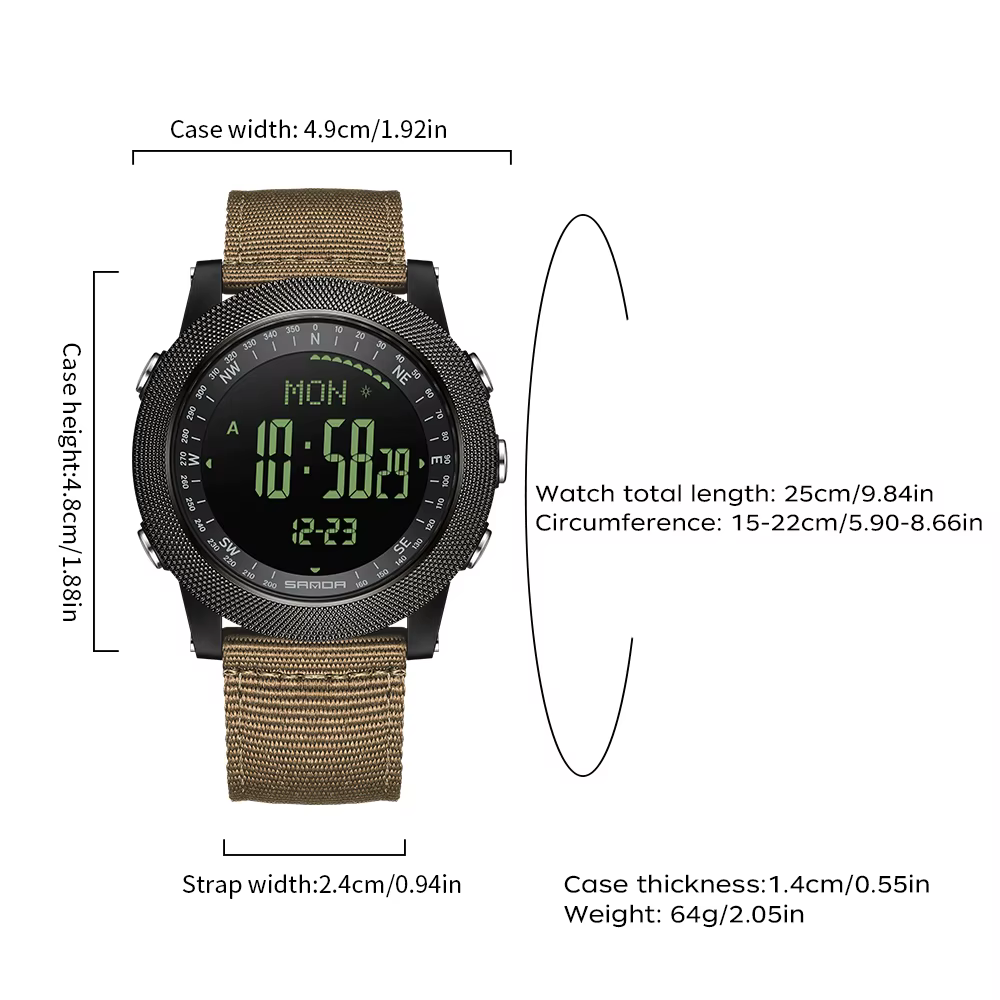 Montre pour homme SANDA durable
