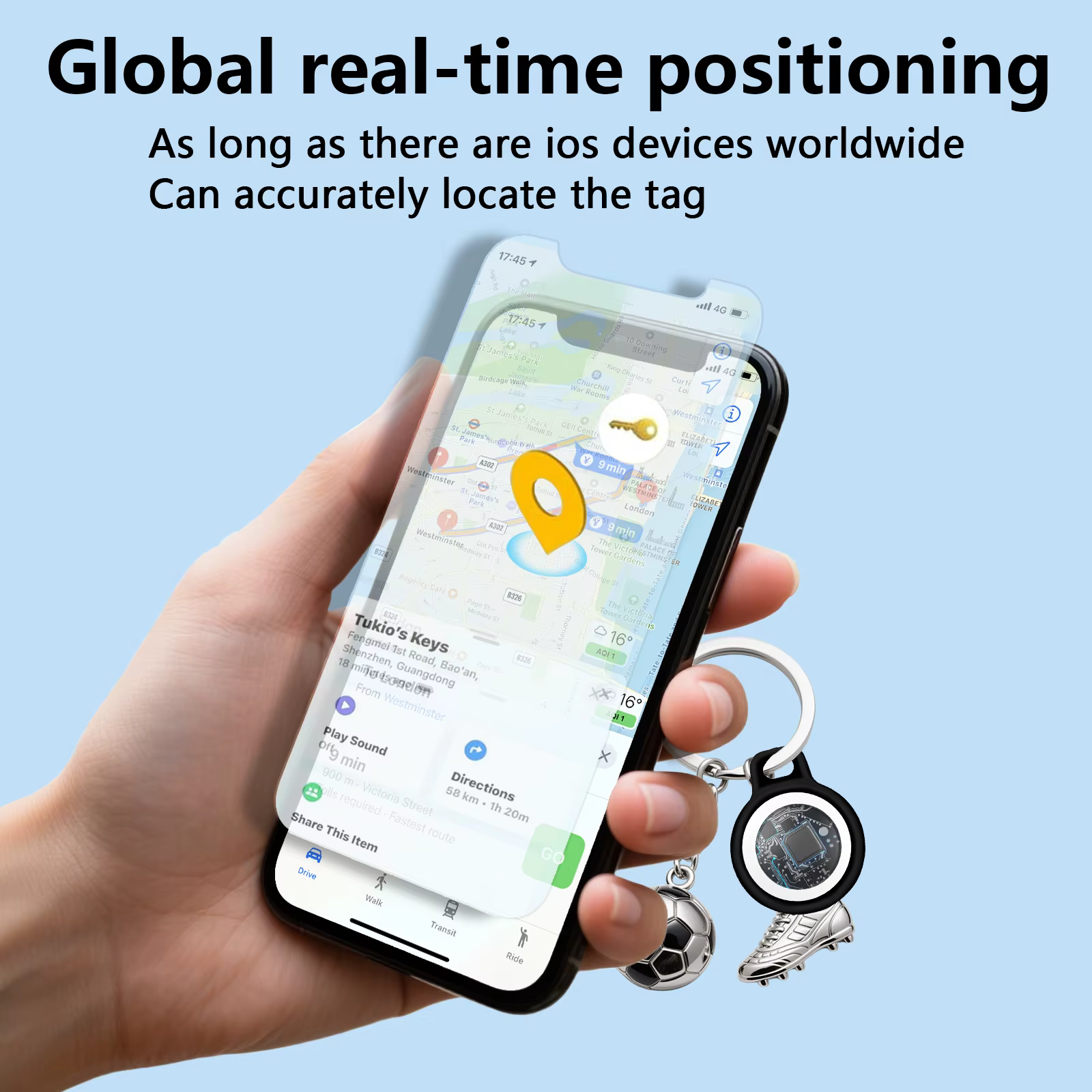 Timethinker – traceur GPS intelligent Bluetooth