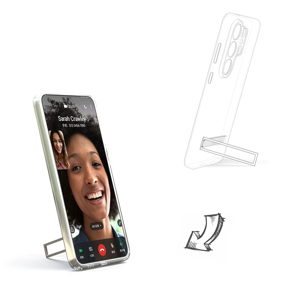 Étui de protection avec support pour Samsung Galaxy S26, S26 Plus, S26 Ultra, S26+, S25, S24