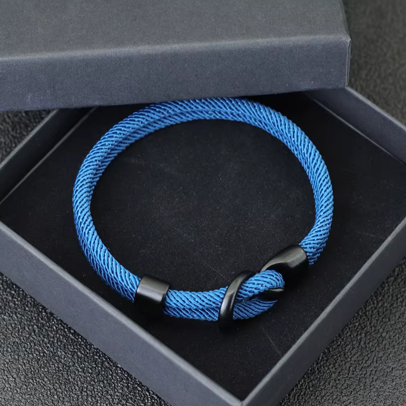 Bracelet en corde de qualité A pour hommes
