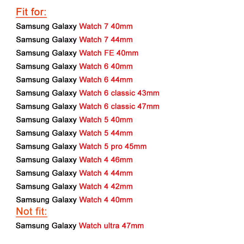 Bracelet pour Samsung Galaxy Watch