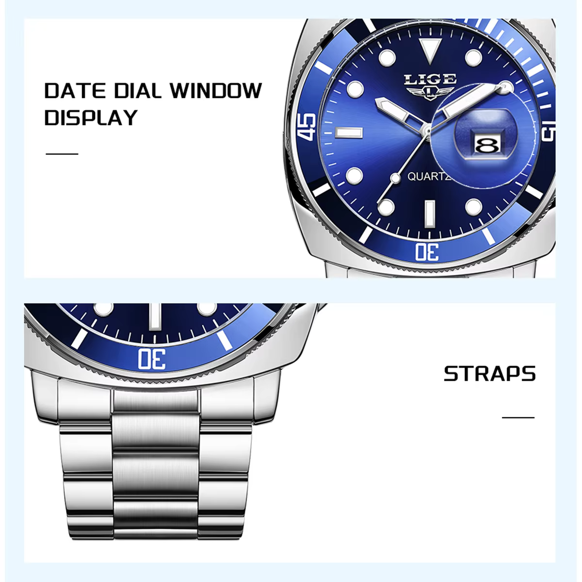 Montre LIGE pour homme