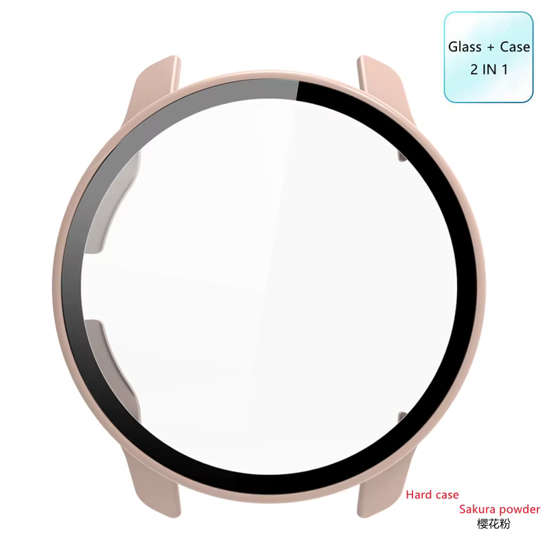 Étui de Protection d'écran en verre à coque rigide pour montre intelligente Garmin Venu 2/3