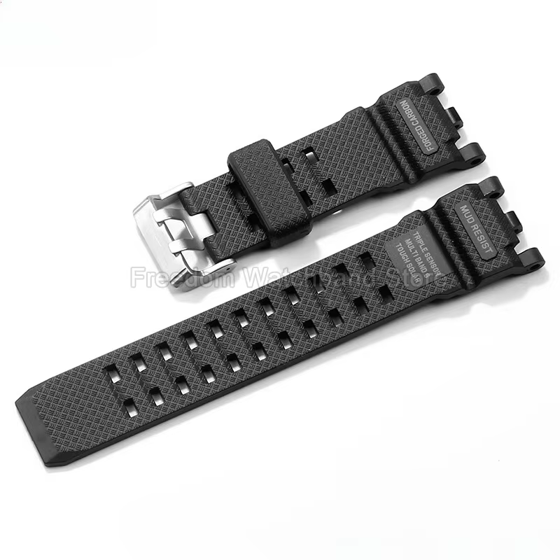 Pour Casio G-SHOCK Mudmaster II GWG - 2000 GWG - 2040 bracelet de montre en résine de qualité supérieure en kaki rouge noir taille spéciale conception antidérapante
