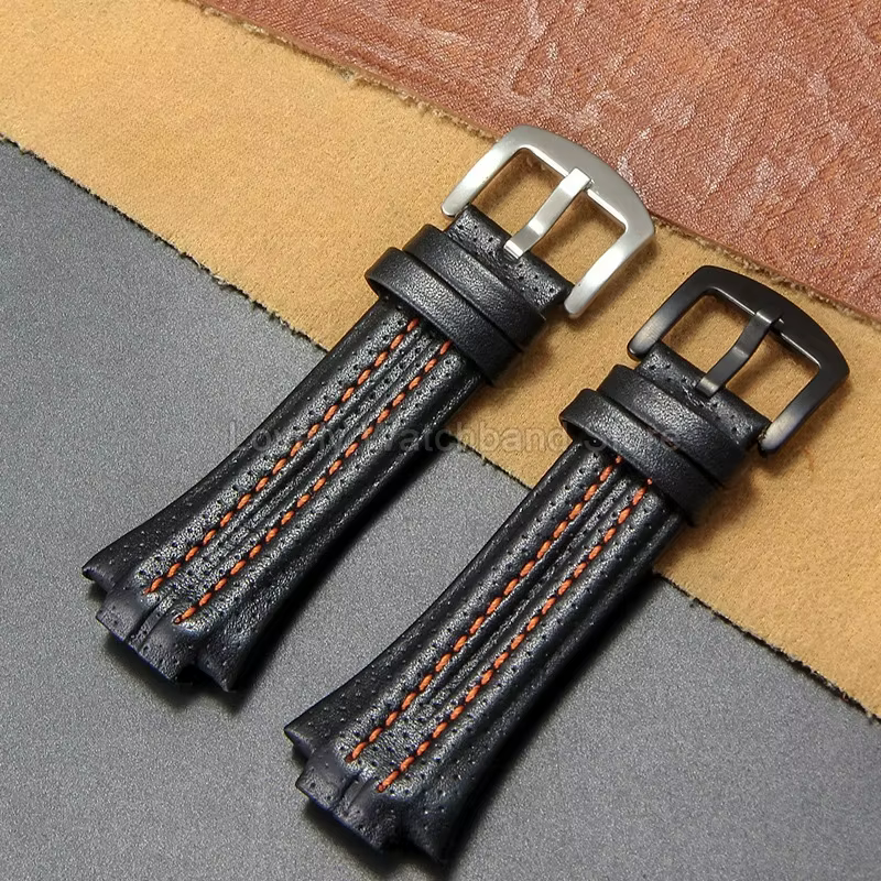 Bracelet de montre en cuir véritable