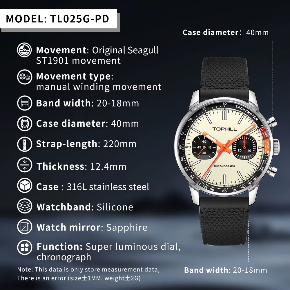 Montre Krasnochronographe pour homme