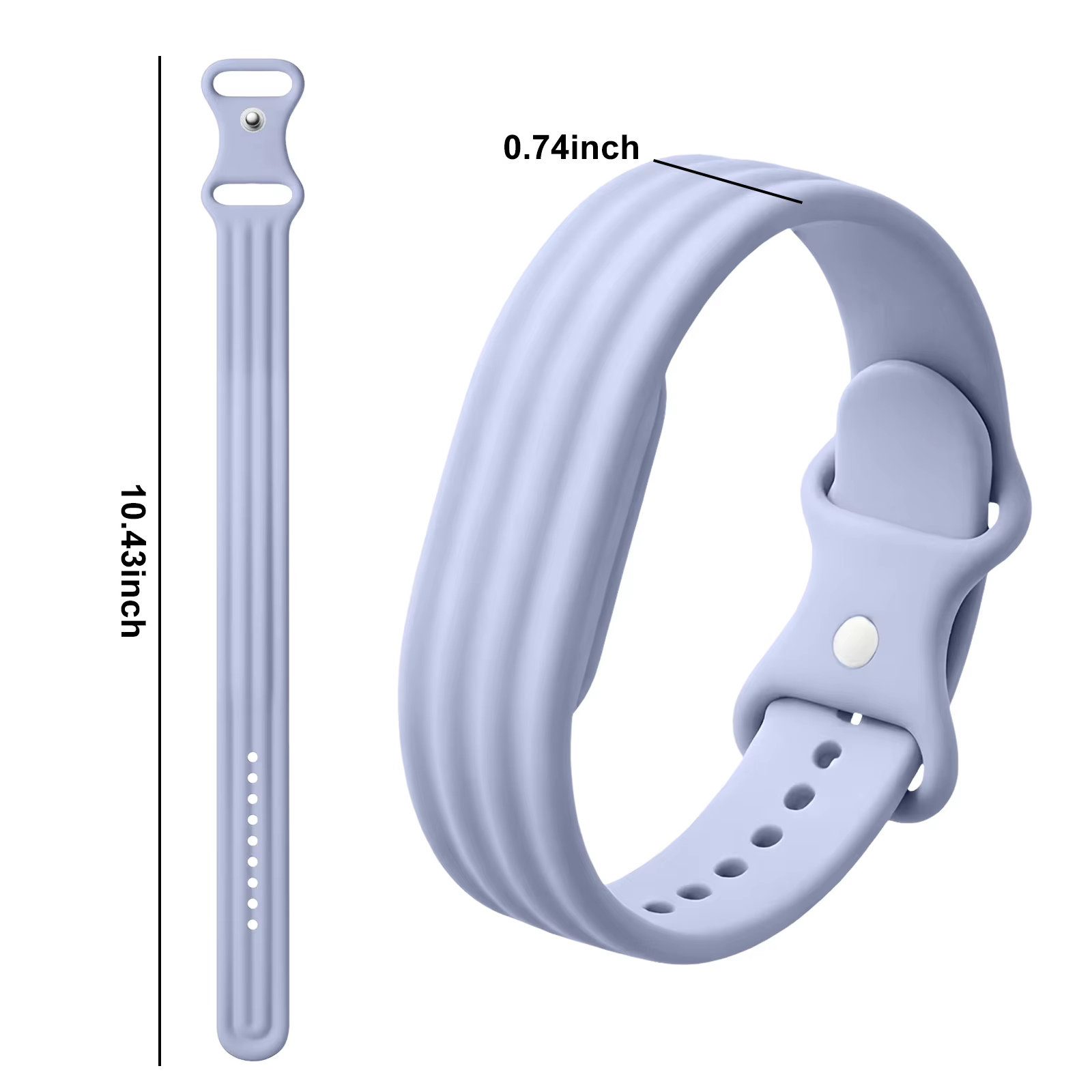 Bracelet de montre en silicone pour Google Fitbit Air