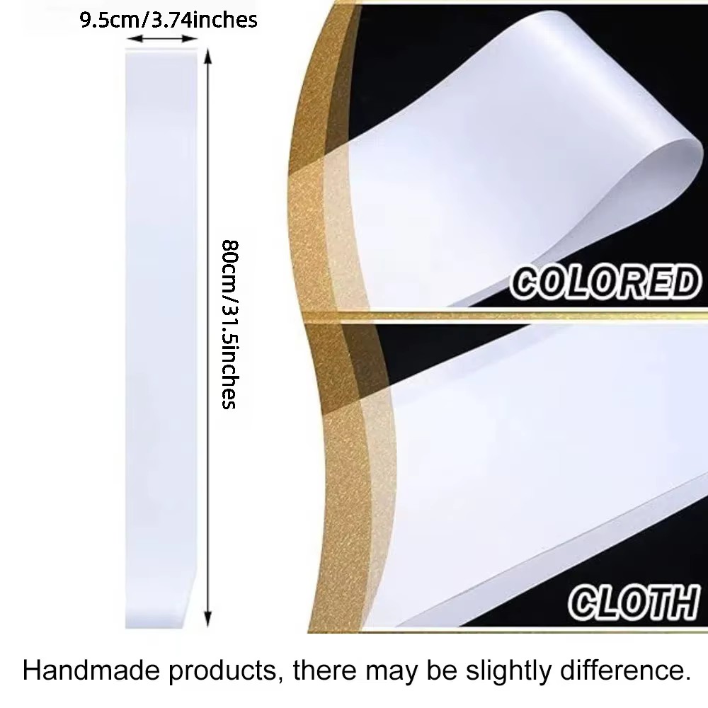 5 pièces de rubans en satin DIY – Ceintures en tissu classiques pour la remise des diplômes, les concours de beauté, les événements sportifs, la danse, les anniversaires, les soirées de réunion