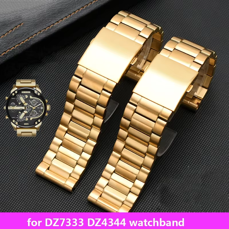Bracelet de montre en acier inoxydable de haute qualité pour Diesel DZ7333 DZ4344