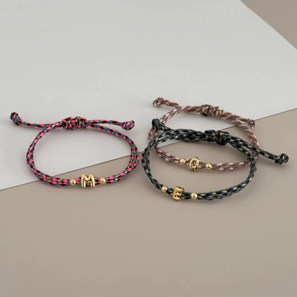 Bracelet initial Vlen Alphabet pour femme
