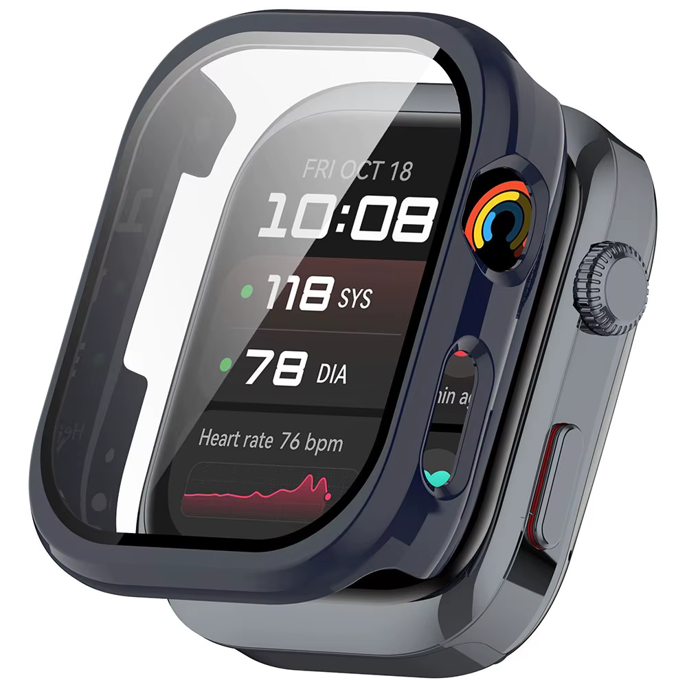 Étui rigide en PC avec protection d'écran en verre intégrée pour Huawei Watch D2 anti-rayures