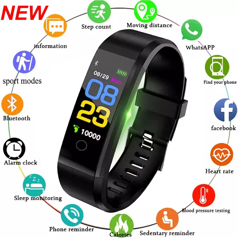 115plus montre intelligente hommes femmes Fitness Tracker Sport