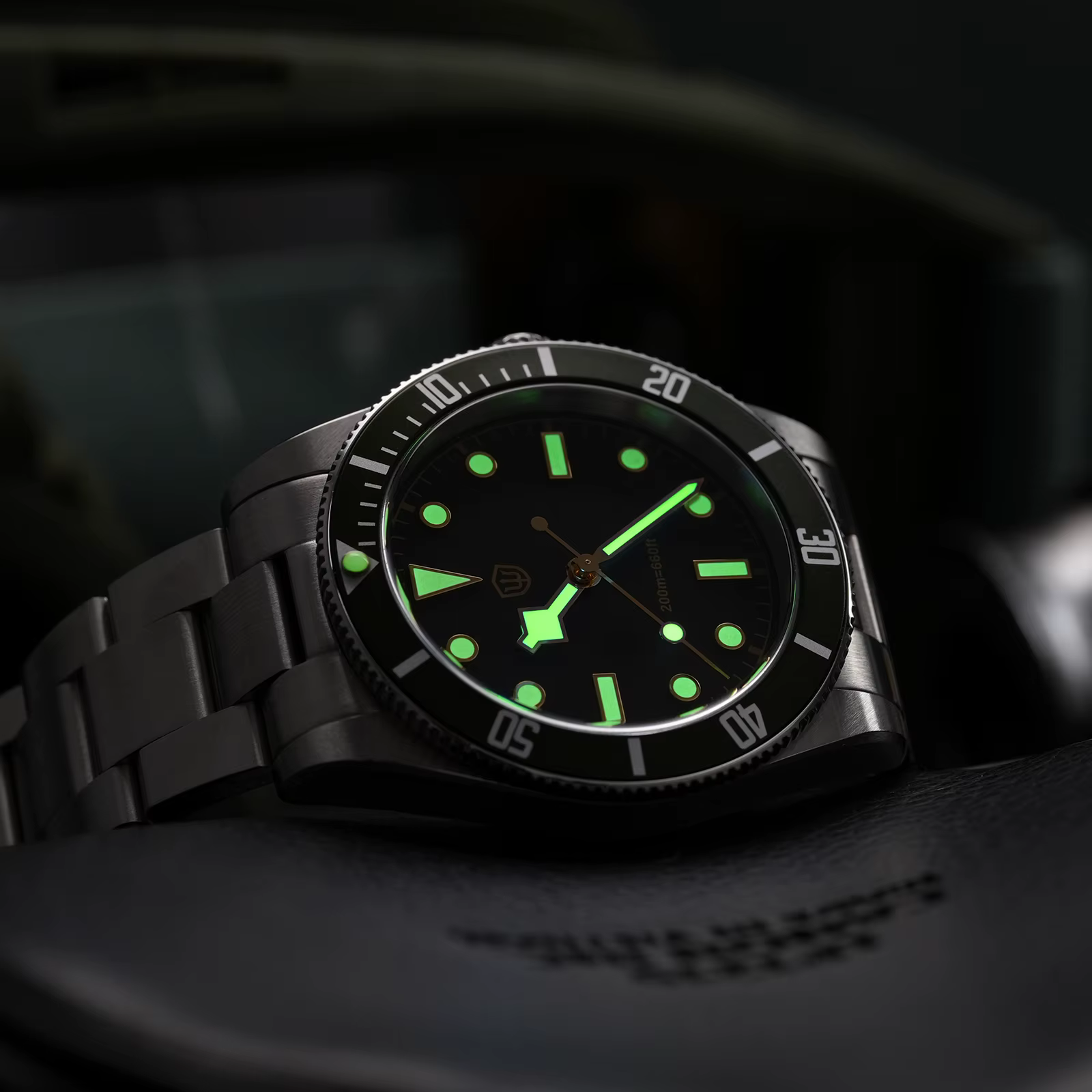 Montre Watchdives 37mm WD7922 V2 BB54 VH31 avec mouvement à secondes fluotantes