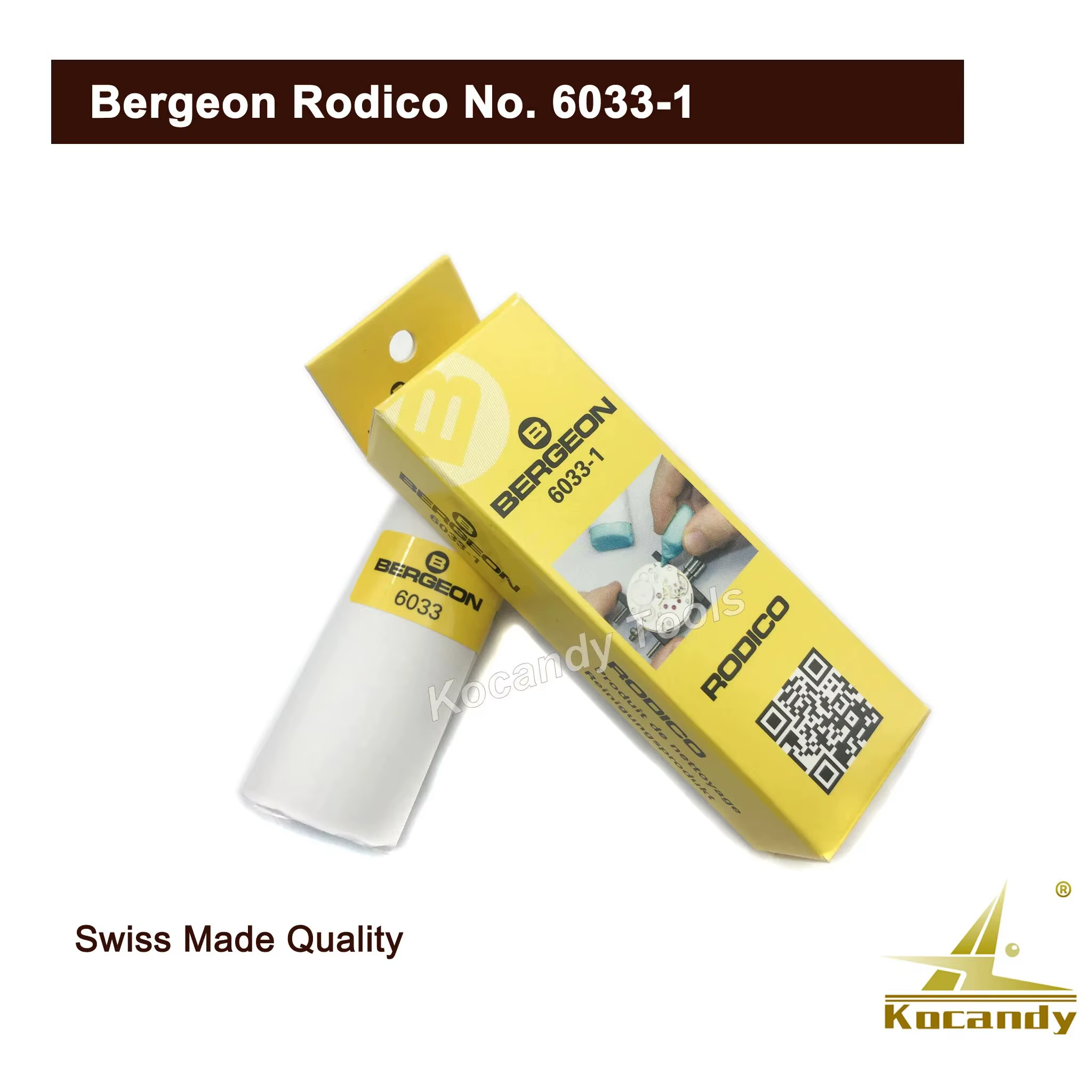 Kit de réparation et de nettoyage de montres avec pâte Rodico et souffleur de poussière – Outils idéaux pour les besoins