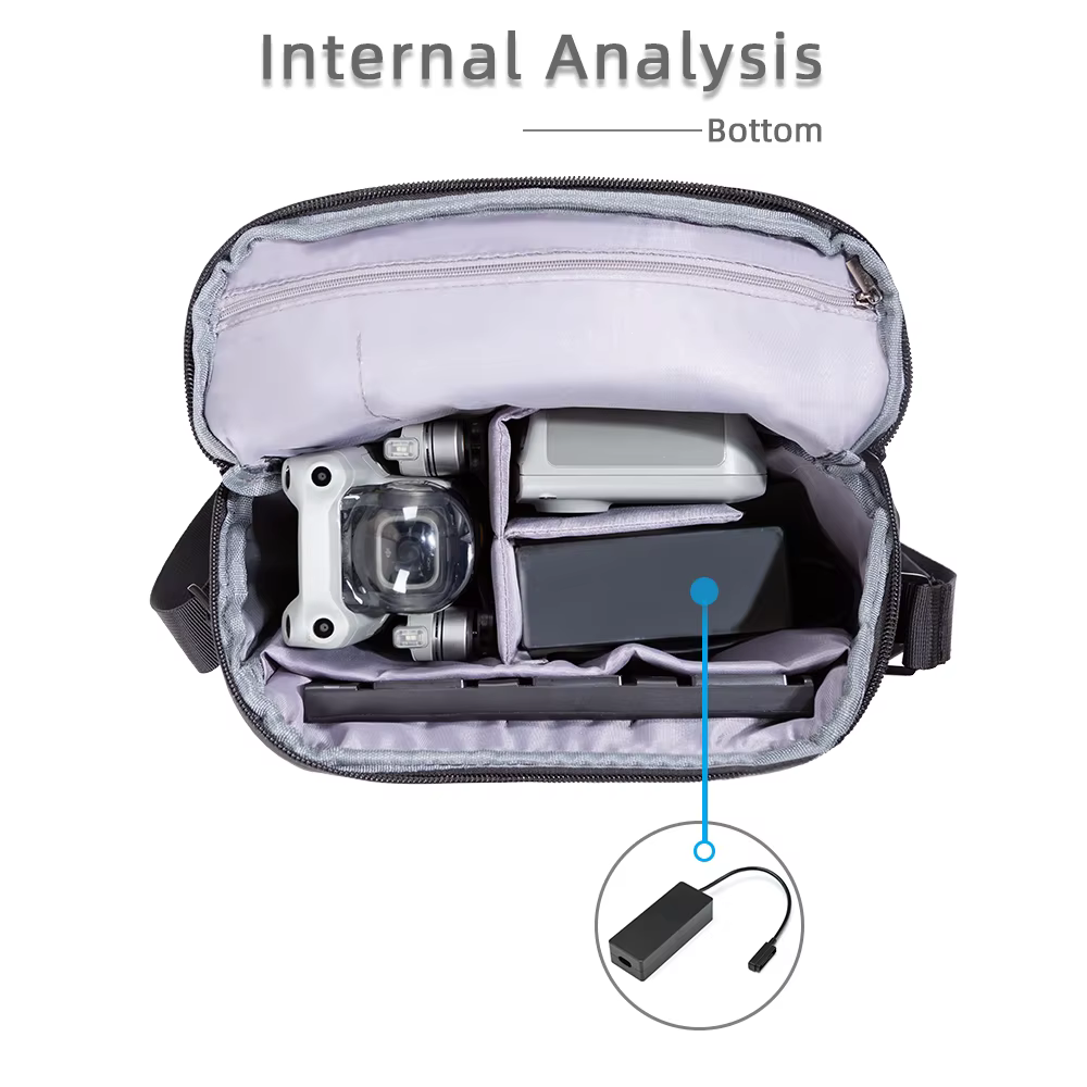 Sac à bandoulière de voyage pour DJI Mini 5 Pro/Neo 2/Mini 2 SE/Mini 4 Pro/Air 2S/Lito X1/Neo/Air 3, sac de rangement portable, accessoire pour drone