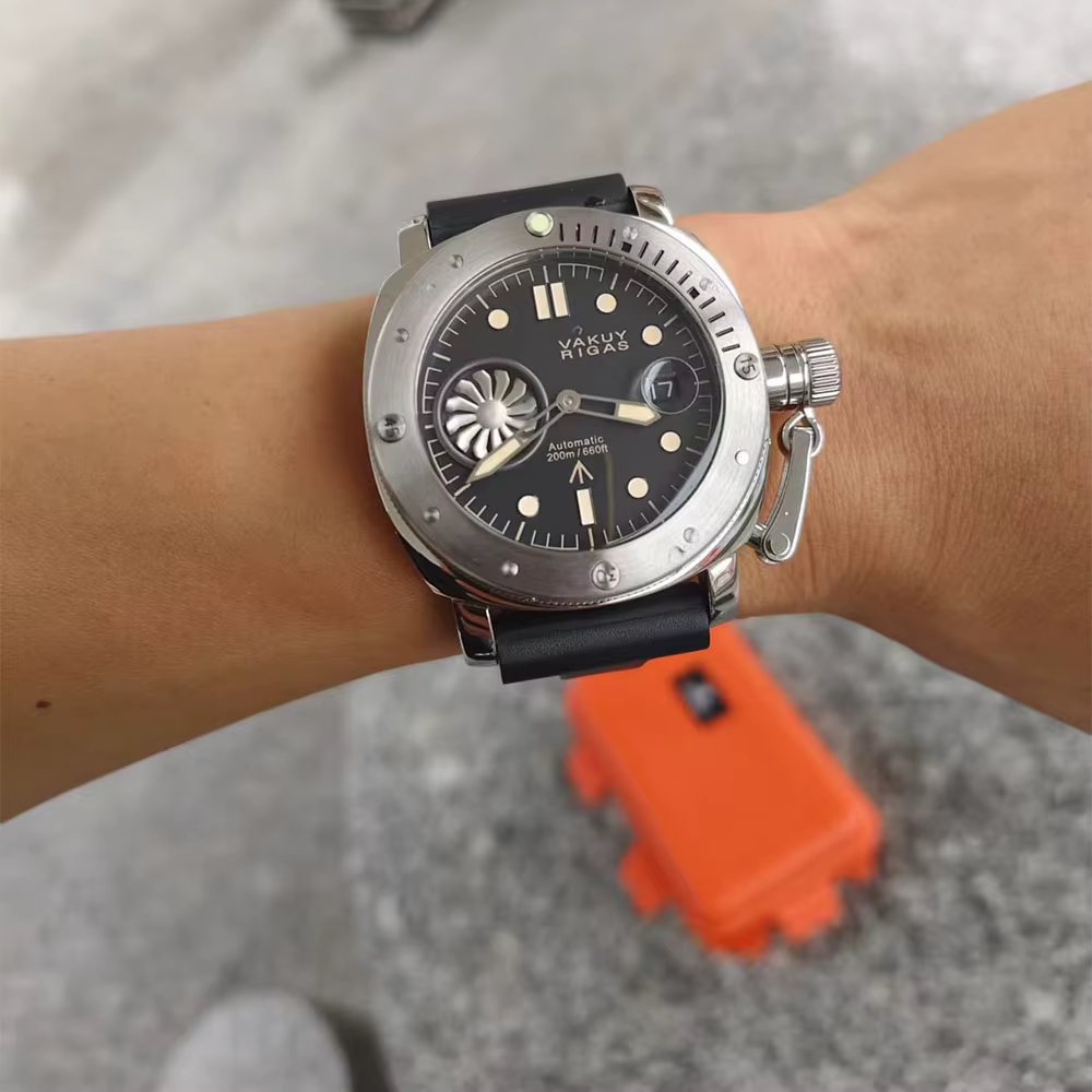 Vakuy montre mécanique automatique sous-marin militaire longue série de mars mouette commémorative ST25 lumineux étanche grand Dia