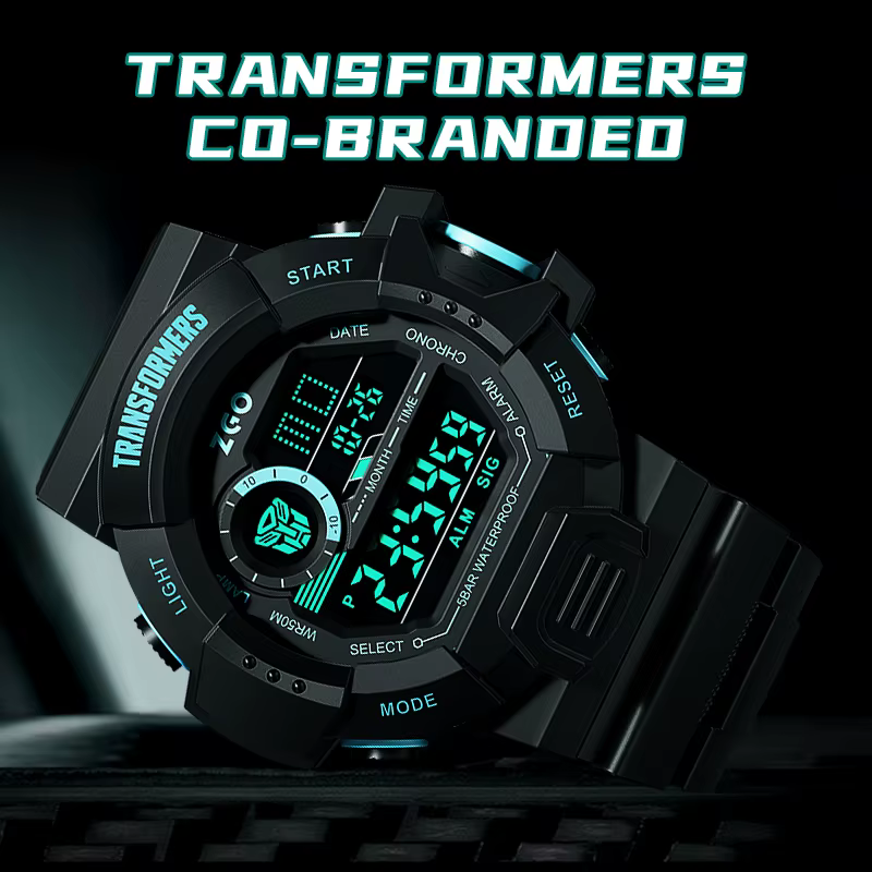 ZGO X Transformers montres pour hommes montre électronique étanche