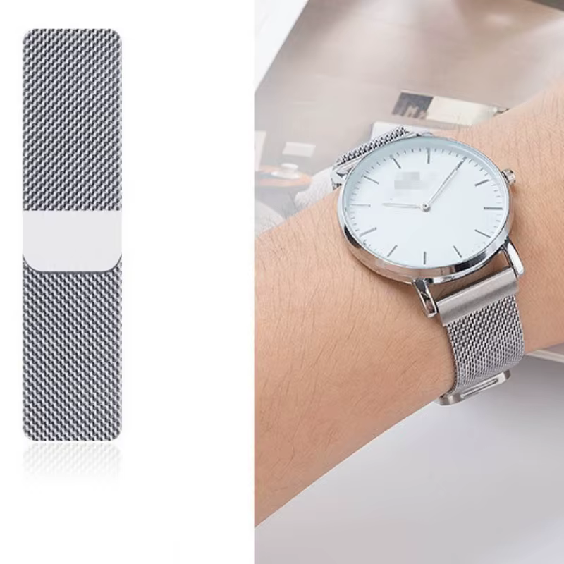 Bracelet en acier inoxydable de 20 mm et 22 mm compatible avec Samsung Galaxy Watch
