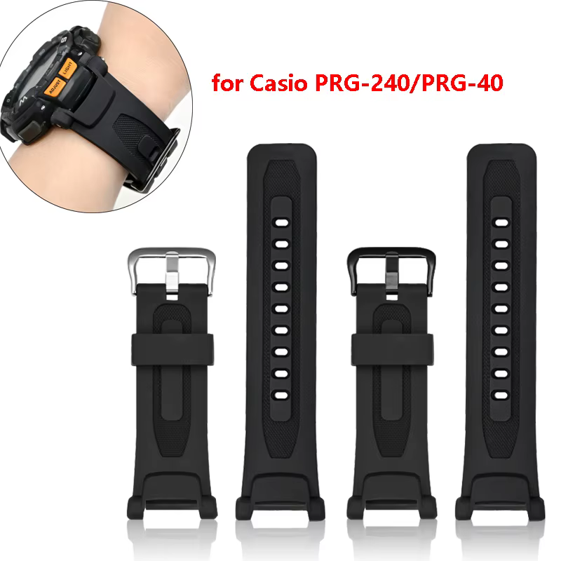 Pour mol G choc PRG-40T PRG-240T PRG-240-1 PRG-40-3v Hommes Étanche En Caoutchouc Remplacement Bracelet Montre Bande