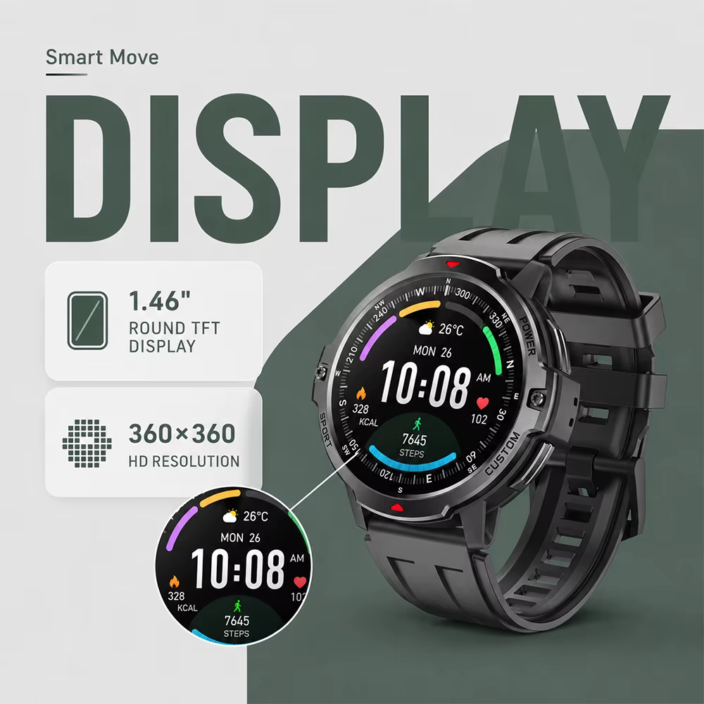 Montre connectée GPS avec suivi en temps réel