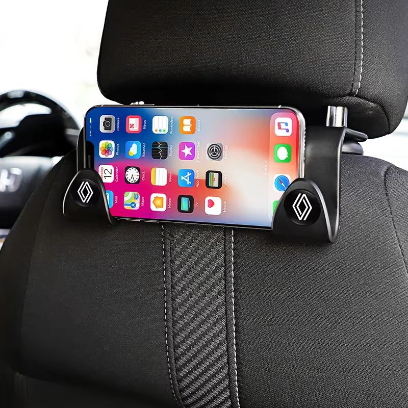 Crochets de dossier de siège de voiture portables, 2 pièces, accessoires pour Renault ZOE QM6 Austral Kardian Rafale Kangoo Arkana Clio Koleos Megane Espace