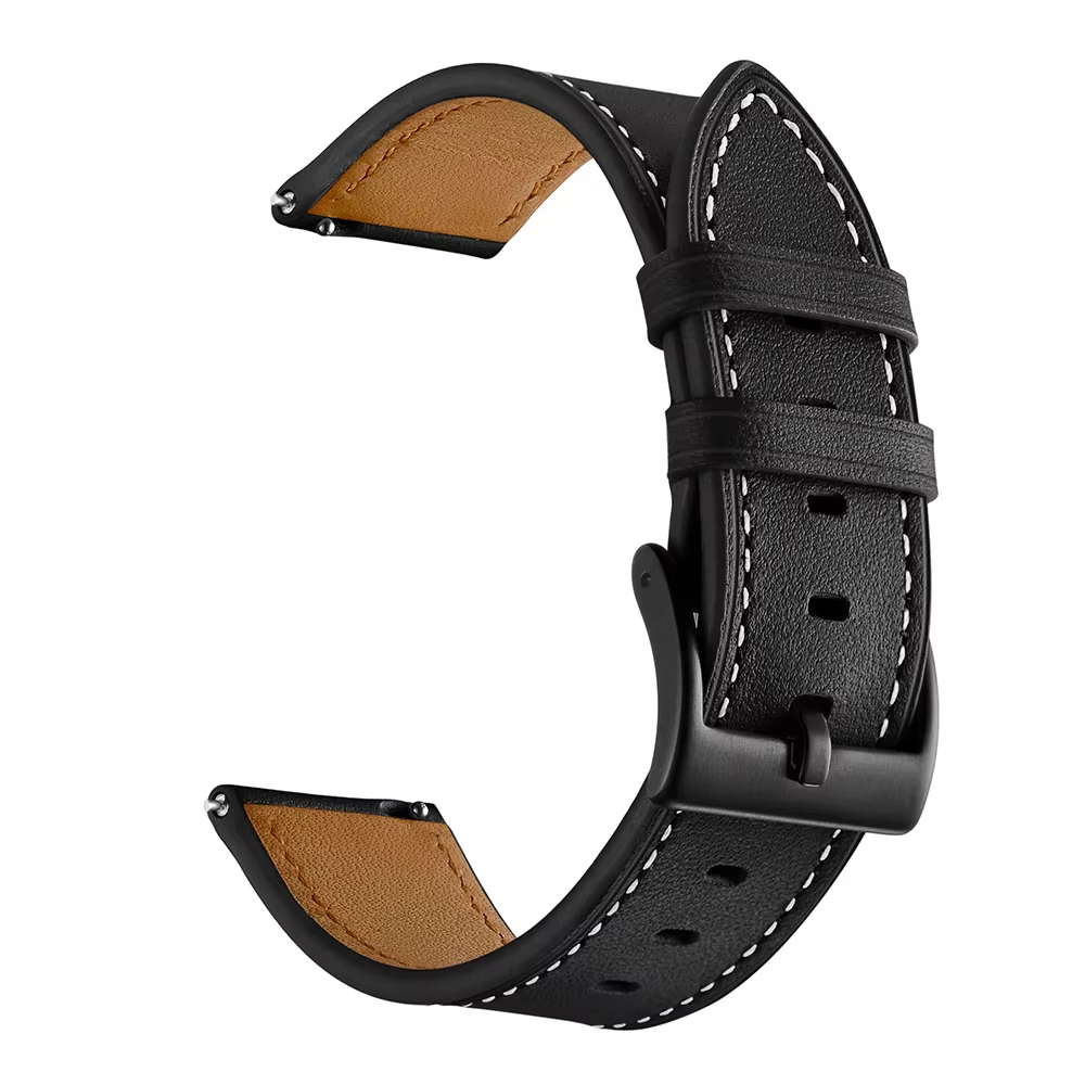 Bracelet en cuir de 22mm pour Amazfit Bip Max