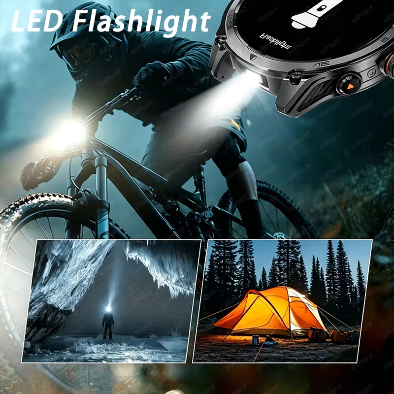 Nouvelle Montre Connectée GPS Homme 2026 pour Activités de Plein Air