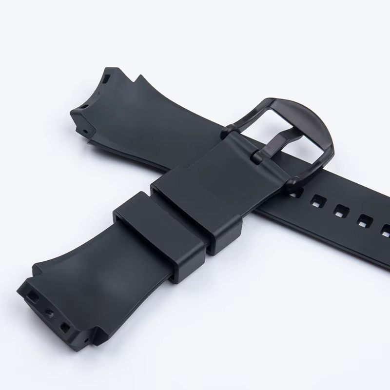 Bracelet de montre en caoutchouc pour Gucci YA137/YA137107A
