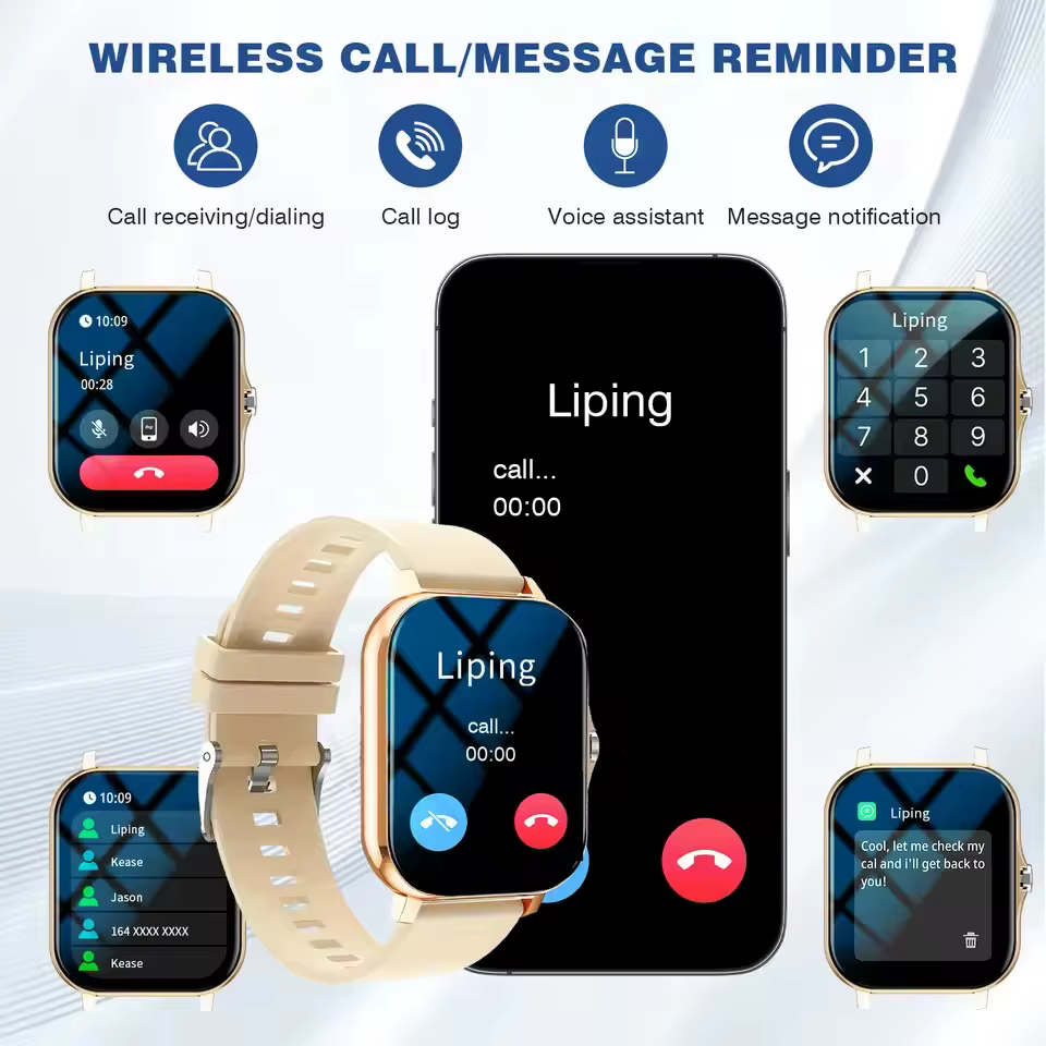 Nouvelle Montre Connectée Bluetooth 2026 avec Appel
