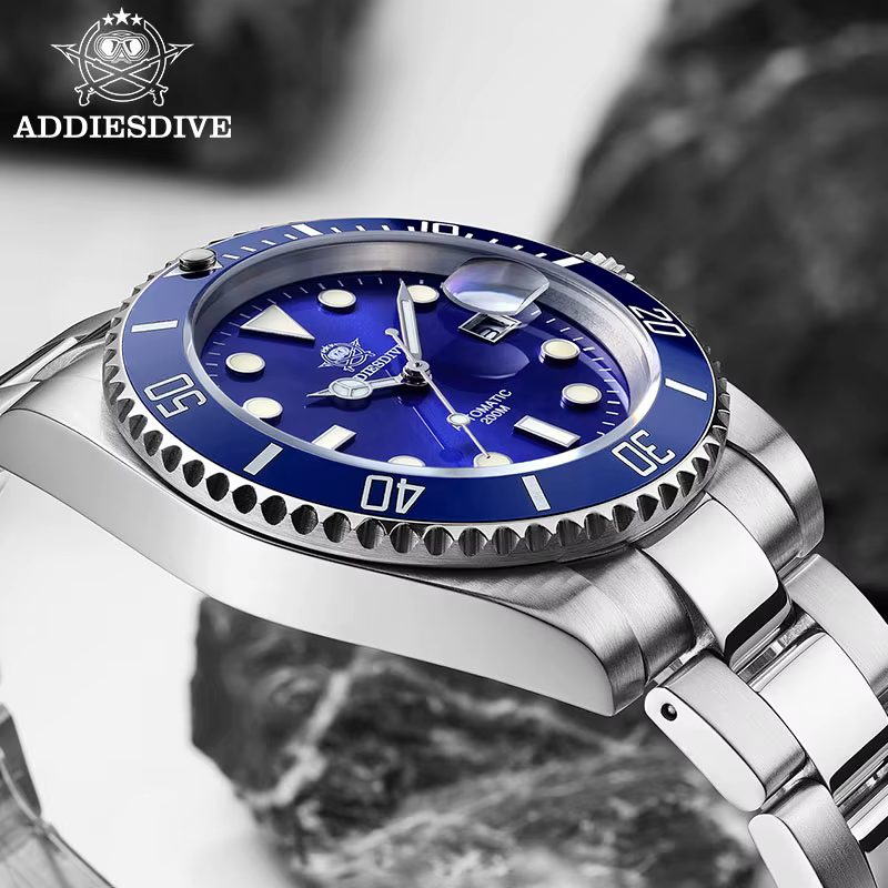 ADDIESDIVE montre automatique de luxe pour hommes 8215