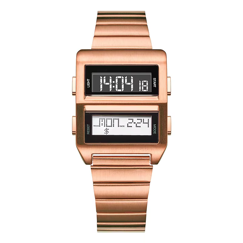 Montre à double écran matriciel