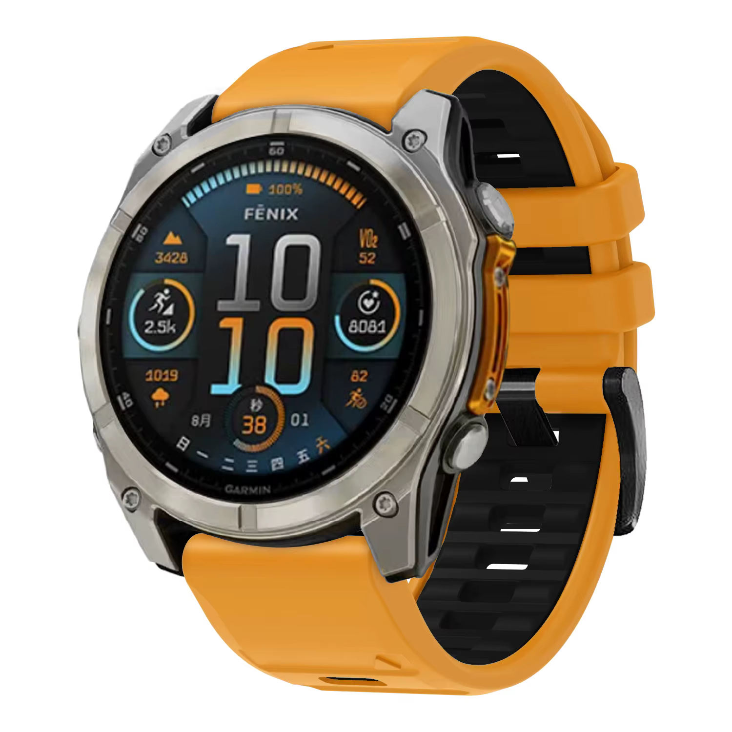 Fenix7-Bracelet de montre en silicone QuickFit