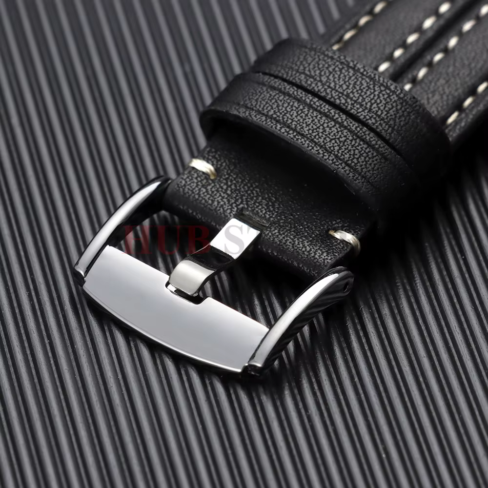 Bracelet de montre en cuir vintage 22 mm